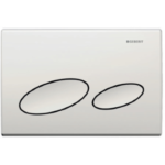 GEBERIT 115.228.11.1 GE Betaetigungsplatte Kappa20, 2-Mengen Kunststoff weiss  Verpackungseinheit:1ST