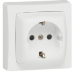 LEGRAND 086031 Aufputz Steckdose KS Komplettgerät Oteo IP20 ultraweiß  Verpackungseinheit:1ST