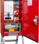 DIETZEL 088433 Zählerverteiler, Anschluss D02/35A, 1xZä hlerfeld, 3xSchuko16A, 1xCEE5x16A, 1xCEE MO-ZV-M 035/31100/01/Ü/50MM2 Verpackungseinheit:1ST