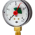 JAKO 1173035000 Manometer Fig.H 31A 3/8" 63 mm Durchmesser Anschluss unten  Verpackungseinheit:1ST