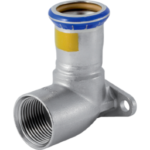 GEBERIT 34137 GE Mapress Edelstahl Gas Anschlusswinkel 90 Gr. d18mm x Rp1/2  Verpackungseinheit:1ST