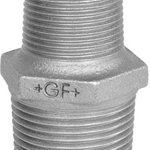 FISCHER GEORG FITTINGS 770245225 Doppelnippel red. Fig. 245 5/4"x1/2" verzinkt  Verpackungseinheit:1ST