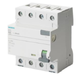 SIEMENS ELEKTRO 5SV33446LB01 FI-Schutzschalter, 4-polig, Typ A, kurzz eitverzögert, In: 40 A, 30 mA 5SV3344-6LB01 Verpackungseinheit:1ST