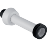 GEBERIT 118.026.11.1 GE Spuelbogenverlaengerung Set d45mm, weiss, mit Rosette  Verpackungseinheit:1ST