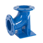 ALVA 268-80 Flanschfußkrümmer Fig.268(N-Stück) DN80 Fl. geb. PN10/16 8-Loch GGG epoxybesch.  Verpackungseinheit:1ST