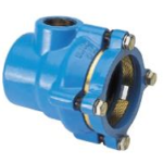 HAWLE 5007968 Hawle Endkappe System 2000 PE/PVC DN100 Rohr ø 110, m. IG radial 2"  Verpackungseinheit:1ST