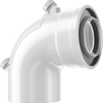 BOSCH ROBERT 7-738-112-637 BOSCH Bogen 87grd, konz., DN60 mit PO, mit Prüföffnung, d: 60/100mm  Verpackungseinheit:1ST