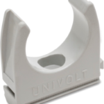 DIETZEL 041429 HFT-Klemmschelle, Ø 25 mm, anreihbar, he llgrau HFCL 25 HG Verpackungseinheit:1ST