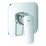 GROHE 101777 000 0 GROHE Einhand-Brausebatterie Cubeo 101777, Fertigmontageset für Rapido SmartBox 35 604, chrom 101777 Verpackungseinheit:1ST