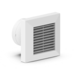 LIMODOR 70014 mit Verschlußklappe und Nachlaufrelais, Stutzen DN=100mm/L=69mm, Fördermenge 95m³/h, 230V, 50Hz, 0,08A, 13W, Stat. Druck 37Pa, Betriebsgeräuschpegel 41dB(A), IPX4, 2450 U/min  Verpackungseinheit:1ST