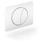 REHAU 18964211660 MEPA Sun WC-Betätigungsplatte 2-Mengen, Weiß  Verpackungseinheit:1ST