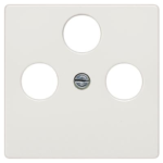 SIEMENS ELEKTRO 5TG25482 Zentralscheibe Antennendose 2-und 3-Loch DELTA i-system, titanweiß 5TG2548-2 Verpackungseinheit:1ST