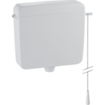 GEBERIT 127.052.11.1 GE Spuelkasten AP127 hochhaengend 1 Menge, weiss, mit Zugkette  Verpackungseinheit:1ST