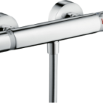 HANSGROHE 13116000 hansgrohe Ecostat Comfort Brausethermostat Aufputz, Chrom 13116XXX Verpackungseinheit:1ST