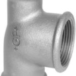 FISCHER GEORG FITTINGS 770130191 T-Stück Fig. 130 2x6/4x2" schwarz  Verpackungseinheit:1ST