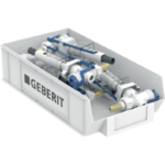 GEBERIT 240.704.00.5 Geberit Typ 383 Set Füllventile Wasseranschluss seitlich, 3/8", Nippel aus Messing (6 St.)  Verpackungseinheit:1ST