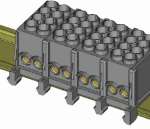 KLEINHUIS HLAC25-42 Hauptleitungsklemme 4x25mm² fingersichere Ausführung C  Verpackungseinheit:1ST
