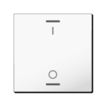 MDT BE-TAL55W102.B1 Wippe für KNX Taster Light 55 1-fach, Reinweiß glänzend, Schalten  Verpackungseinheit:1ST