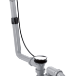 HANSGROHE 58115180 hansgrohe Exafill S Grundkörper Wanneneinlauf, Ablauf- und Überlaufgarnitur für Normalwannen 58115XXX Verpackungseinheit:1ST