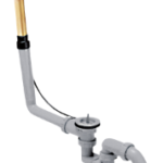 HANSGROHE 58125180 hansgrohe Exafill Grundkörper Wanneneinlauf, Ablauf- und Überlaufgarnitur für Normalwannen 58125XXX Verpackungseinheit:1ST