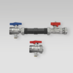 ALVA ALFBHVKHS1DW130 ALVA FBH Verteiler WMZ Anschlusset  DG 1"IG x 1" ÜWM für WMZ 1"x130 mm  Verpackungseinheit:1ST