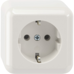 MERTEN MEG2301-8719 SCHUKO-Steckdose, Steckklemmen, polarwei ß, AUFPUTZ  Verpackungseinheit:1ST