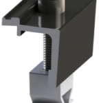 ALUMERO 802394C P1 30-45 Alumero Abschlussklemme Click mit Pin höhenverstellbar 30-42 schwarz  Verpackungseinheit:1ST