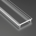 SMARTLED SLPCO/01 LED-Profil Abdeckung Transparent 2m passend zu ALVA -01 Profilen LED PROFIL ZUBEHÖR Verpackungseinheit:1ST