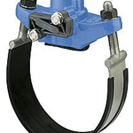 HAWLE 5004193 ZAK 34 Uni-Sperrschelle f.Guss-Stahl u.FZ-Rohr DN100 Abg.max.25 mm  Verpackungseinheit:1ST