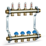 ALVA ALMV5N ALVA Messingverteiler 5 HK Messing-Rundrohr beidseitig 1" Anschl.  Verpackungseinheit:1ST
