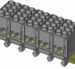 KLEINHUIS HLAC25-52 Hauptleitungsklemme 5x25mm² fingersichere Ausführung C  Verpackungseinheit:1ST