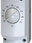 SIEMENS GEBÄUDETECHNIK RAK-TR.1000B-H Siemens Temperaturregler 15...95° mit Außenverstellung, 100 mm  Ms-SR  Verpackungseinheit:1ST