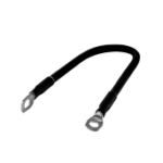 OBERMOSER BLSEILÜB-0500CU-MS Überbrückungsseil flexibel 16 mm2 Kupfer , Länge 500 mm m. Schrumpfschlauch  Verpackungseinheit:1ST