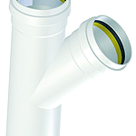 POLOPLAST 06417 PP-Polo-Eco-Plus Premium Abzweiger DN300x150/da315x160mm f.SN8 u.SN12 weiss  Verpackungseinheit:1ST