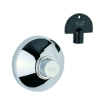 GROHE 19 840 000 GROHE Unterputz-Ventil Oberbau Atlanta 19840, für UP-Ventile, 1/2'', 3/4'', 1'', Höhe 55 mm, chrom 19840 Verpackungseinheit:1ST
