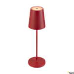SLV 1007694 VINOLINA TWO, Tischleuchte, Akku, IP65, 2200/2700/3000K, TOUCH, rot  Verpackungseinheit:1ST