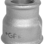 FISCHER GEORG FITTINGS 770240124 Muffe reduziert Fig. 240 1x1/2" schwarz  Verpackungseinheit:1ST