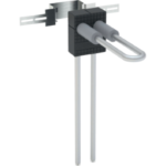 GEBERIT 650.233.00.1 GE FlowFit Anschlussbox Typ L d16mm, mit Befestigungsblech  Verpackungseinheit:1ST