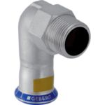 GEBERIT 34153 GE Mapress Edelstahl Gas Uebergangswink. 90 Gr. d35mm x R5/4  Verpackungseinheit:1ST
