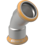 GEBERIT 42810 GE Mapress Therm Bogen 45 Gr. d88,9mm, NPW  Verpackungseinheit:1ST