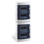 BK050209-- Aufputzverteiler 4-reihig, 48TE, IP65, transparente Tür<br><u>Verkaufseinheit: 1Stk</u>