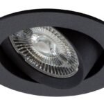 LI114889-- LED Einbauleuchte 8W 850lm 930 45° 24VDC IP42, schwarz<br><u>Verkaufseinheit: 1Stk</u>