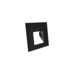 LIMY53836S ZUB Insert Flash, Abdeckung quadratisch-eckig 83x83mm sw<br><u>Verkaufseinheit: 2Stk</u>